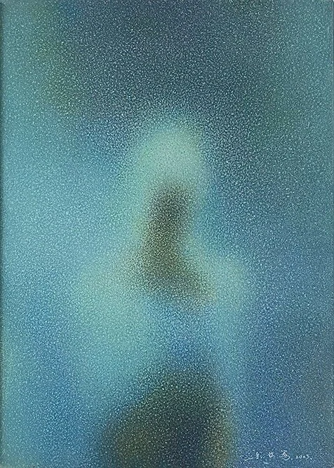 Untitled N0.1, 2023, Oil on Canvas, 70X50cm.