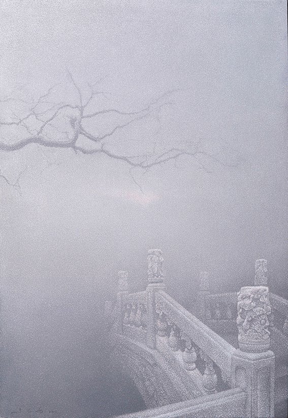 The Realm of the Heart N0.28, 2015, Oil on canvas, 138X95cm.