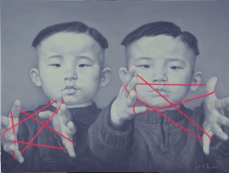 《2008》N0.9, 2008, Oil on Canvas, 120X160cm.