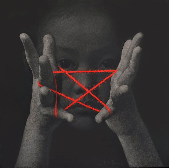 Memories of China N0.46, 2013, Oil on Canvas, 90X90cm.