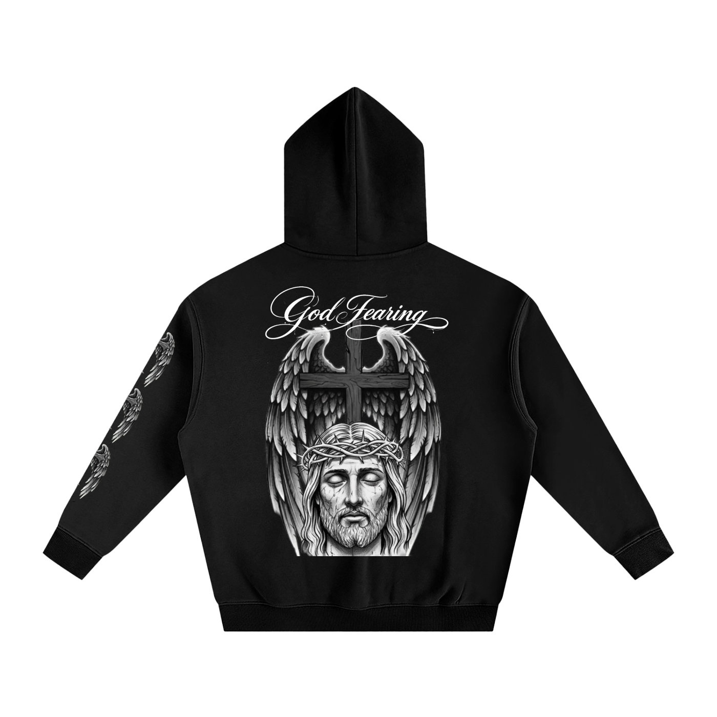 God Fearing Angel Graphic Hoodie