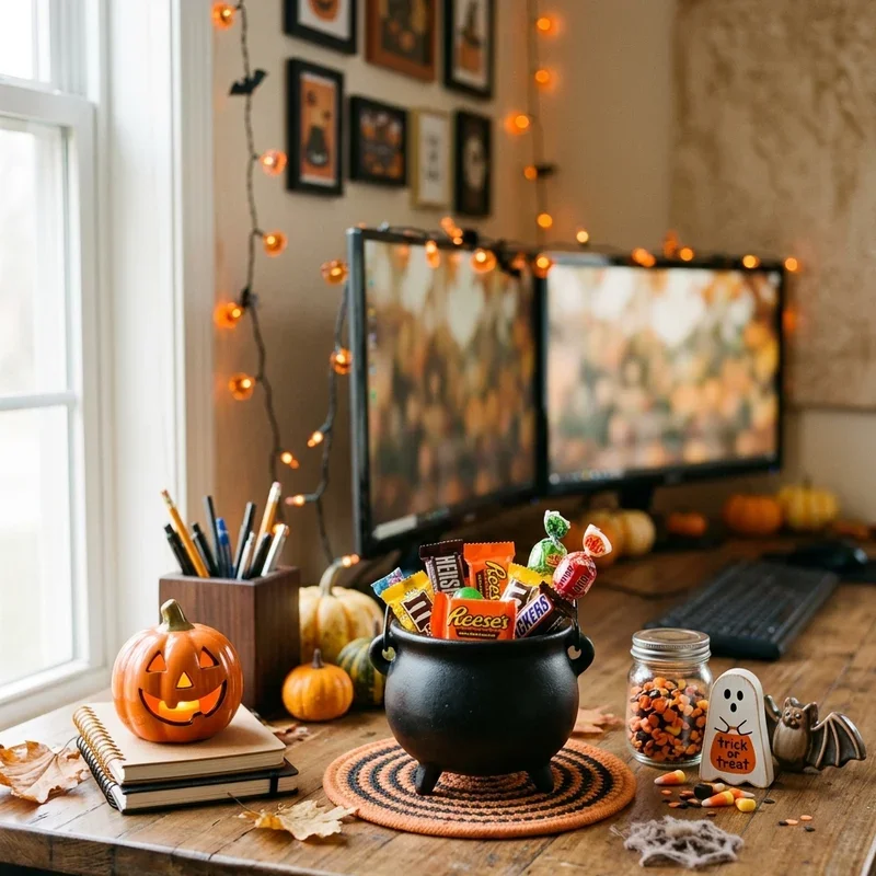 Halloween Desk Decor Ideas