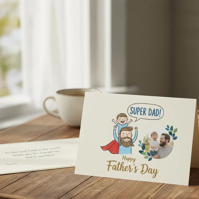 How to Make a Father’s Day Card Step by Step at Home