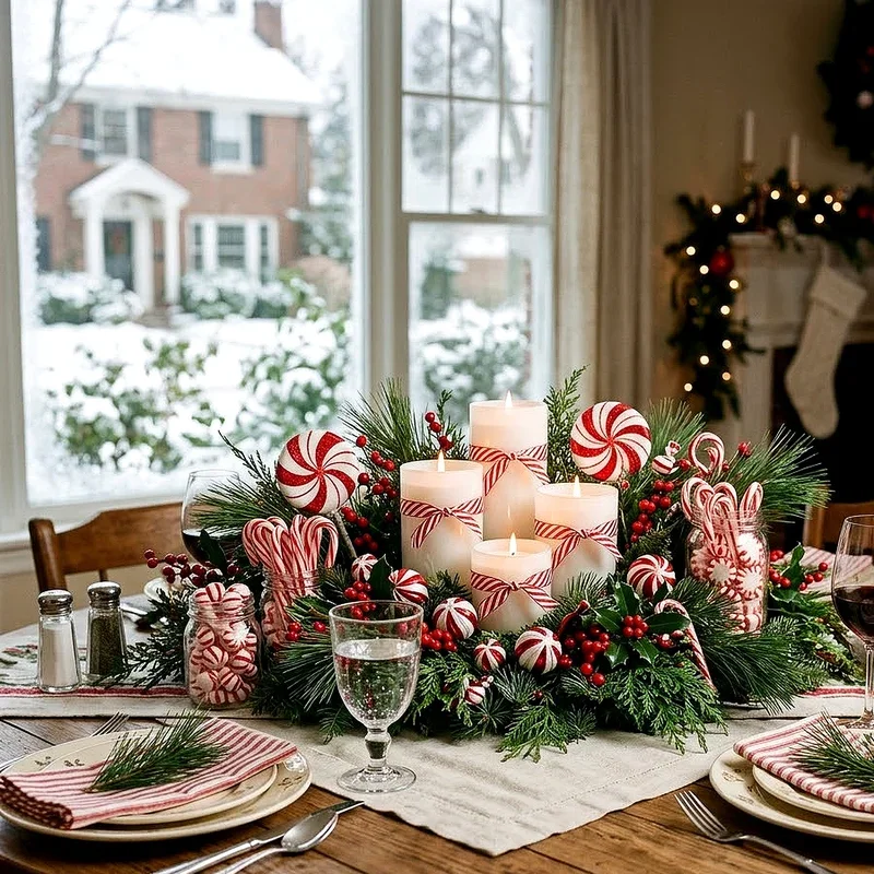 Peppermint Christmas Decor Ideas