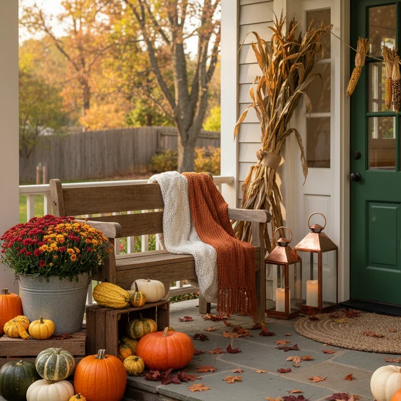 15 Fall Porch Ideas to Create a Warm Seasonal Welcome