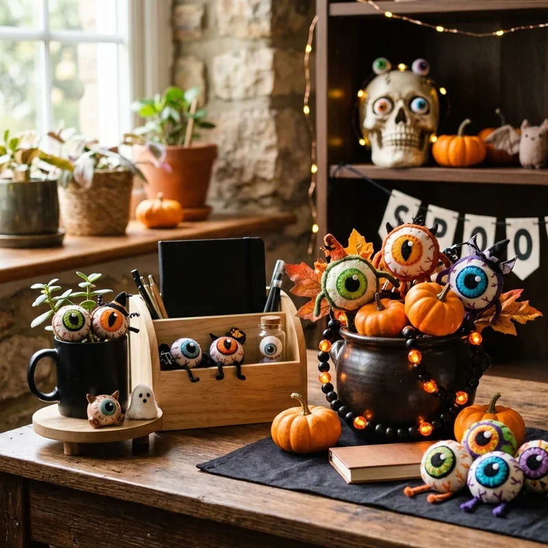 Halloween Desk Decor Ideas