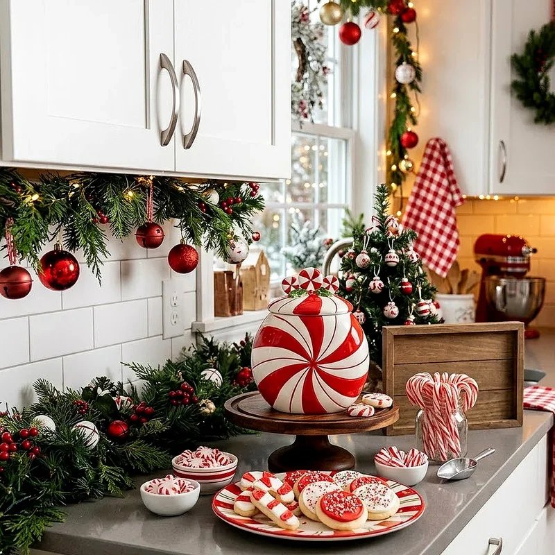 Peppermint Christmas Decor Ideas