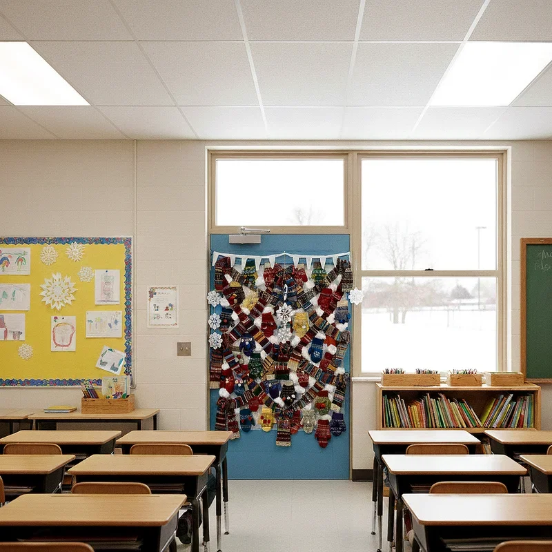 Winter Classroom Door Ideas