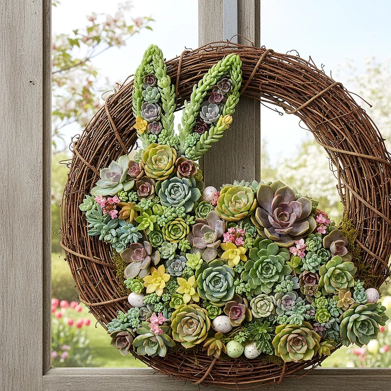 Easter Bunny Wreath Ideas