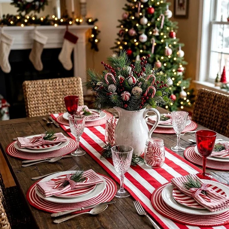 Peppermint Christmas Decor Ideas