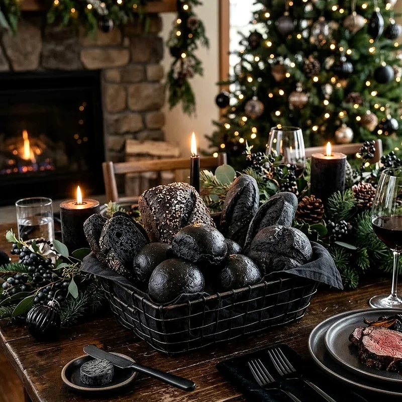 Black Christmas Dinner Ideas