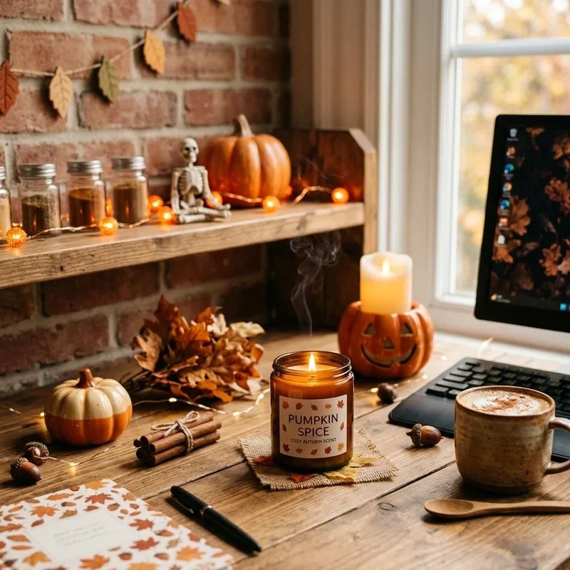 Halloween Desk Decor Ideas