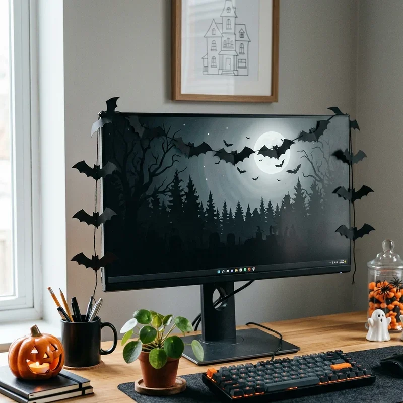 Halloween Desk Decor Ideas