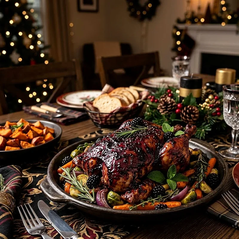 Black Christmas Dinner Ideas