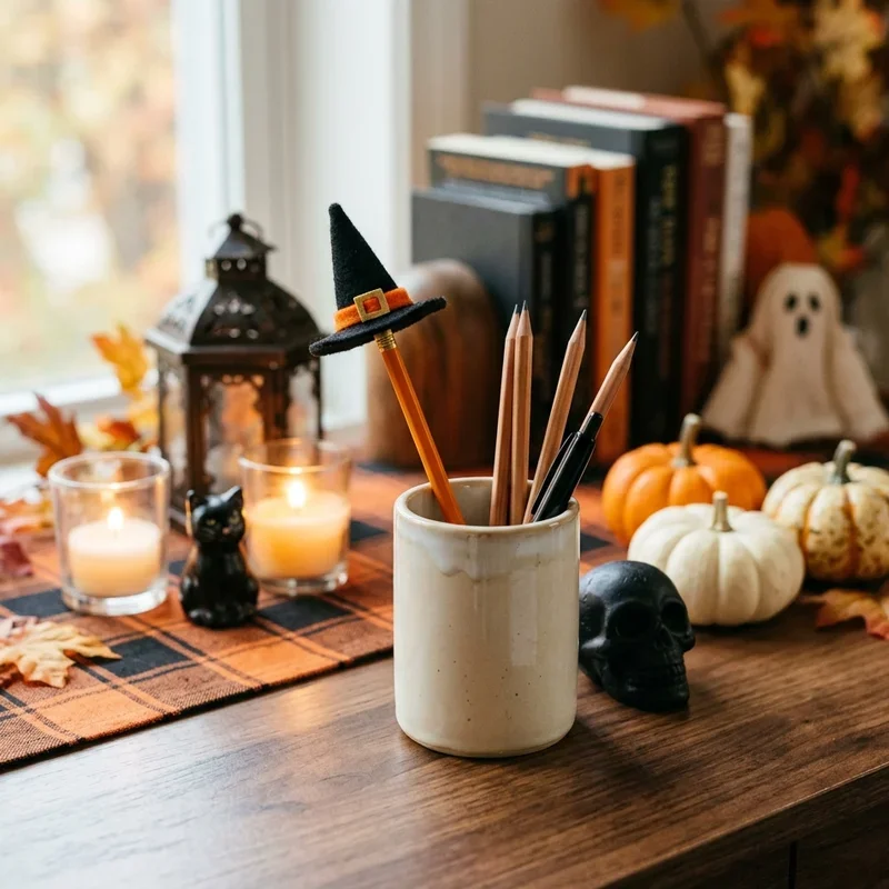 Halloween Desk Decor Ideas