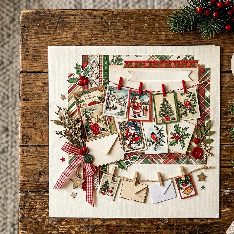 Christmas Scrapbook Page Ideas