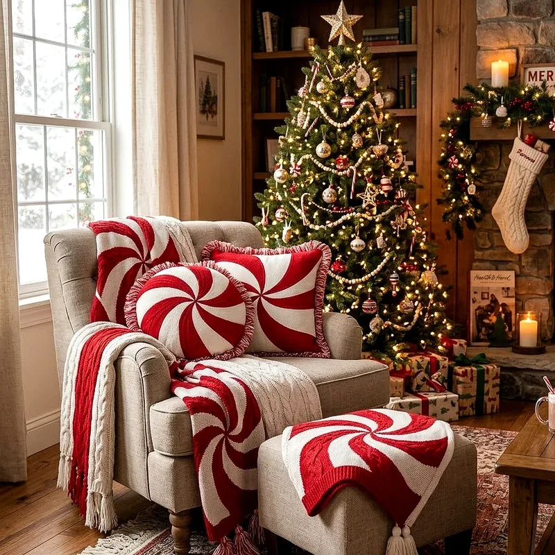 Peppermint Christmas Decor Ideas