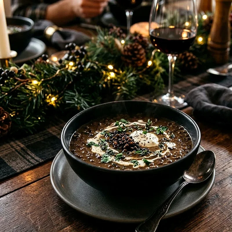 Black Christmas Dinner Ideas