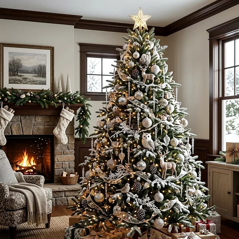 Outdoor Christmas Tree Decorating Ideas