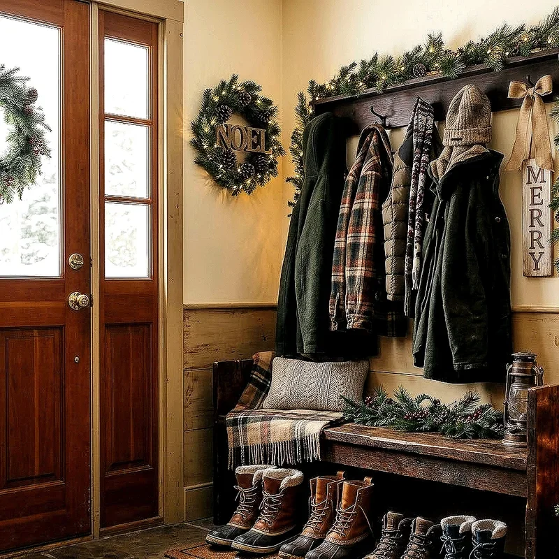 Christmas Foyer Decorating Ideas
