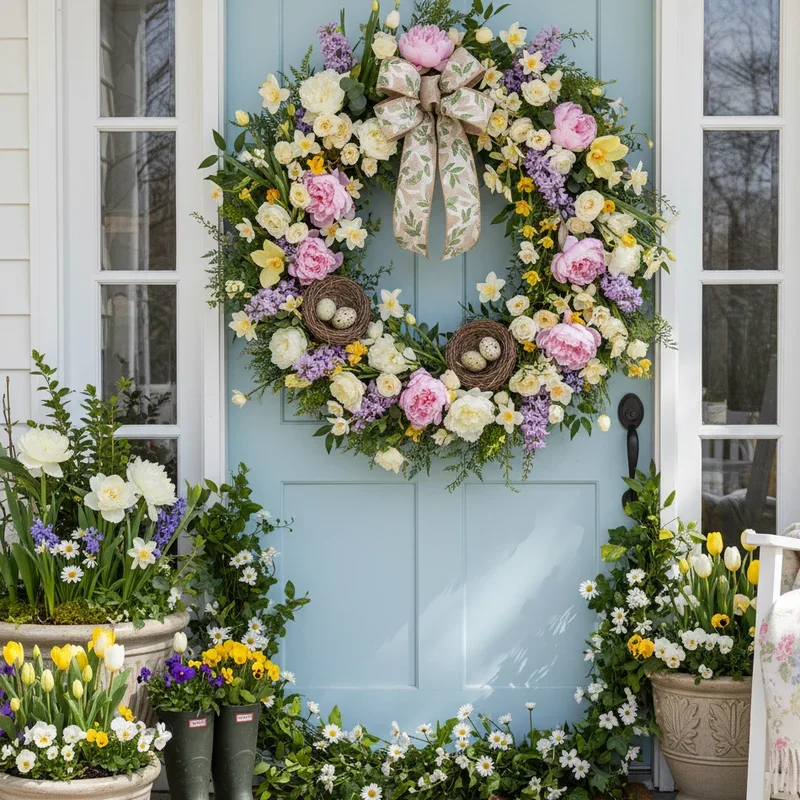 15 Spring Door Decoration Ideas to Welcome the Season