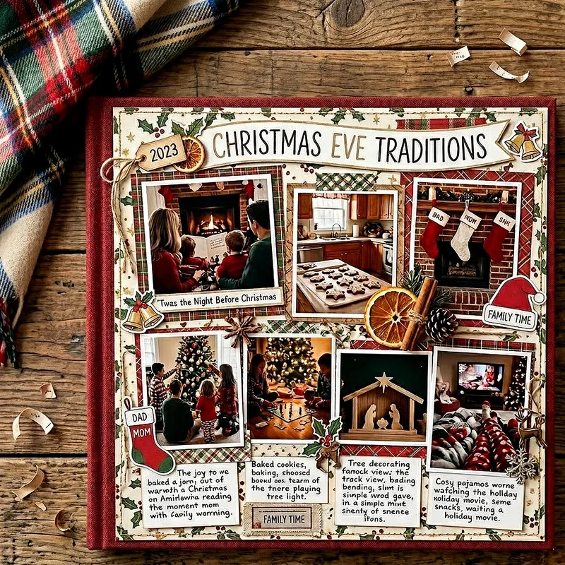 Christmas Scrapbook Page Ideas