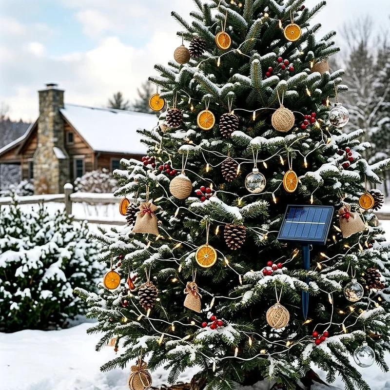 Outdoor Christmas Tree Decorating Ideas