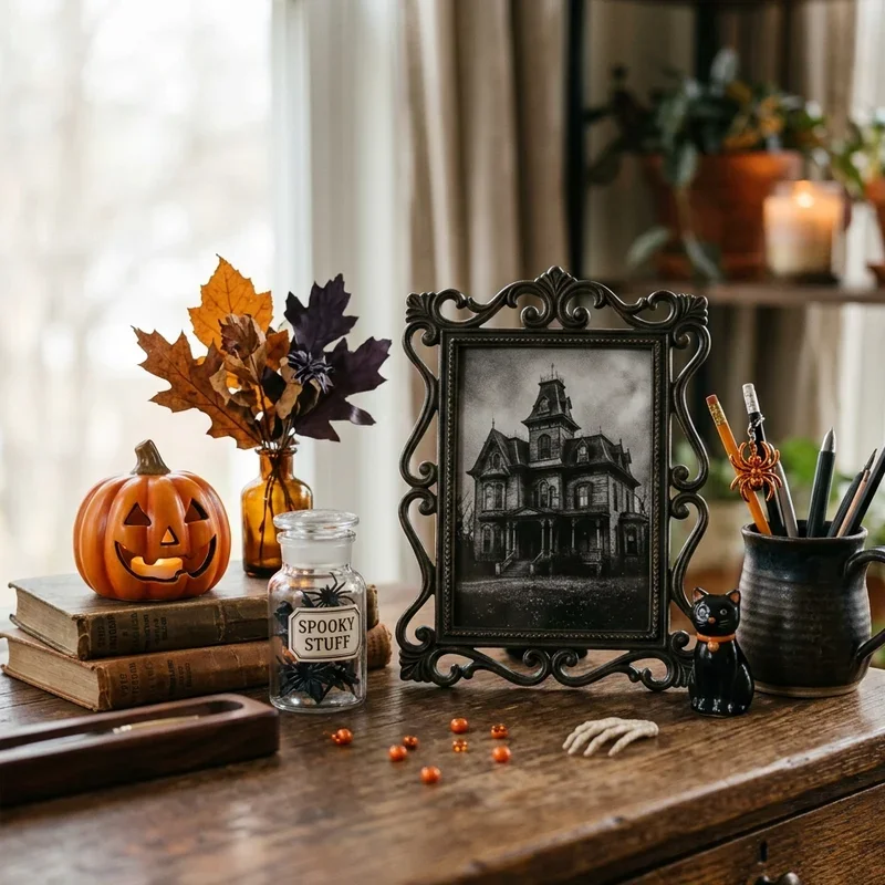 Halloween Desk Decor Ideas