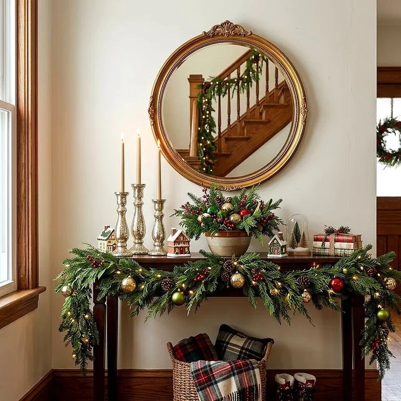 Christmas Foyer Decorating Ideas