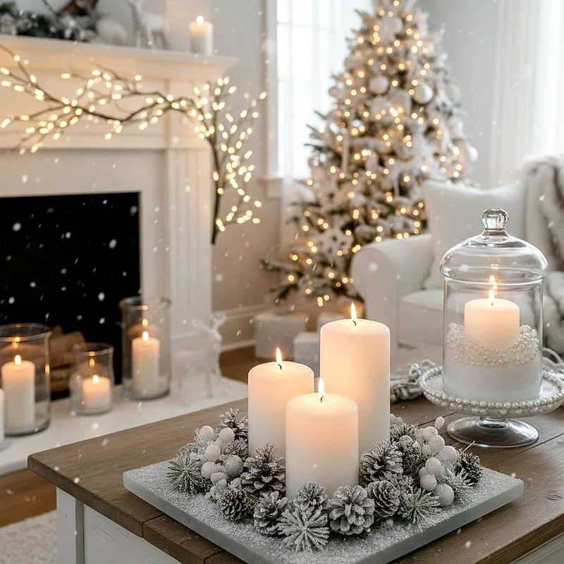 White Christmas Decoration Ideas