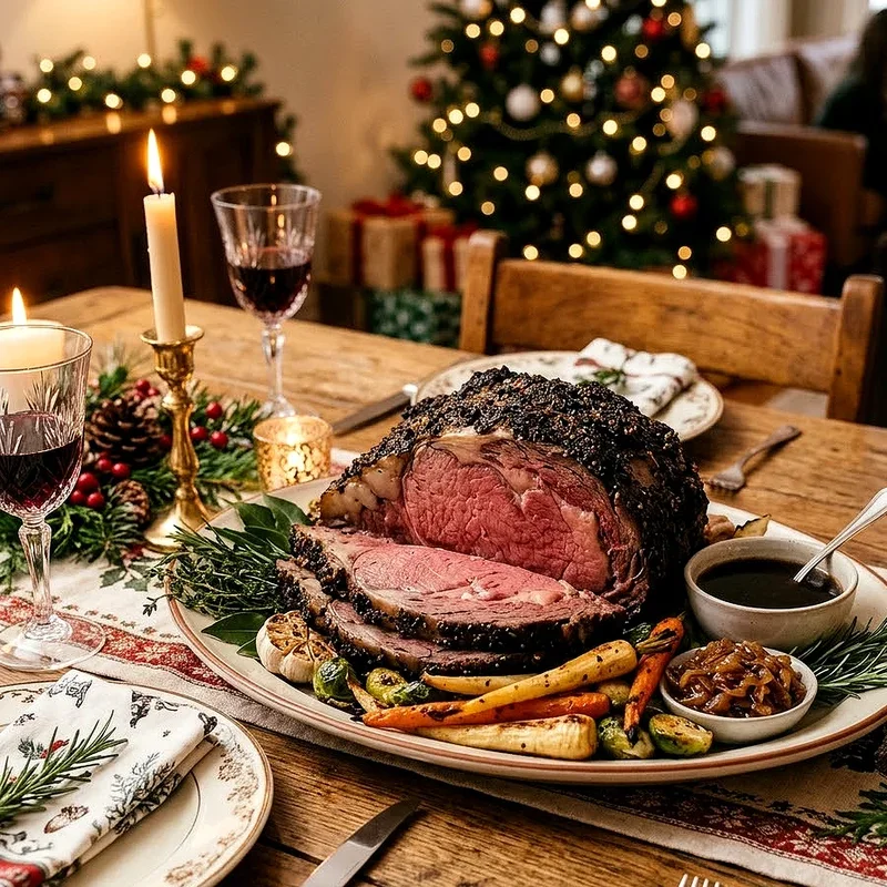 Black Christmas Dinner Ideas