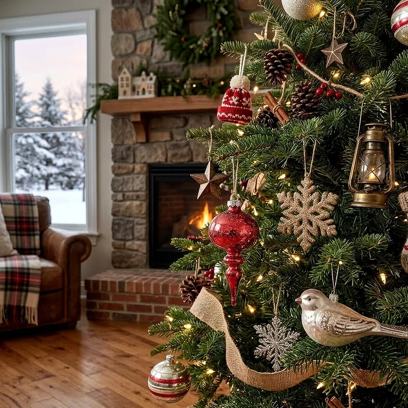 Outdoor Christmas Tree Decorating Ideas