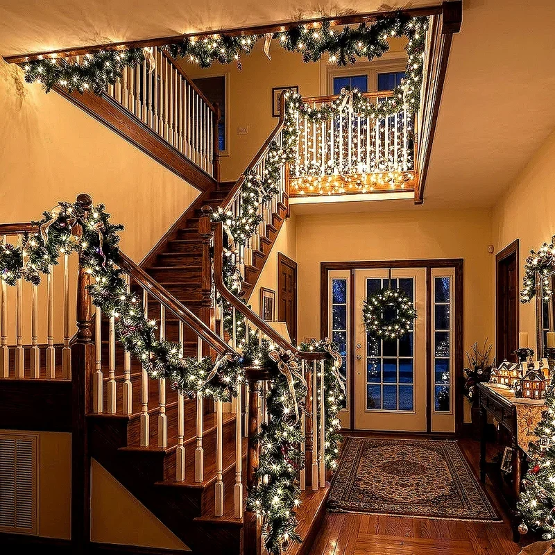 Christmas Foyer Decorating Ideas