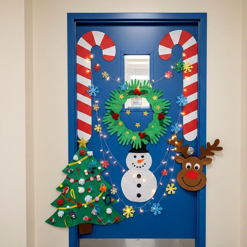 15 Christmas Preschool Door Ideas for Fun Holiday Displays