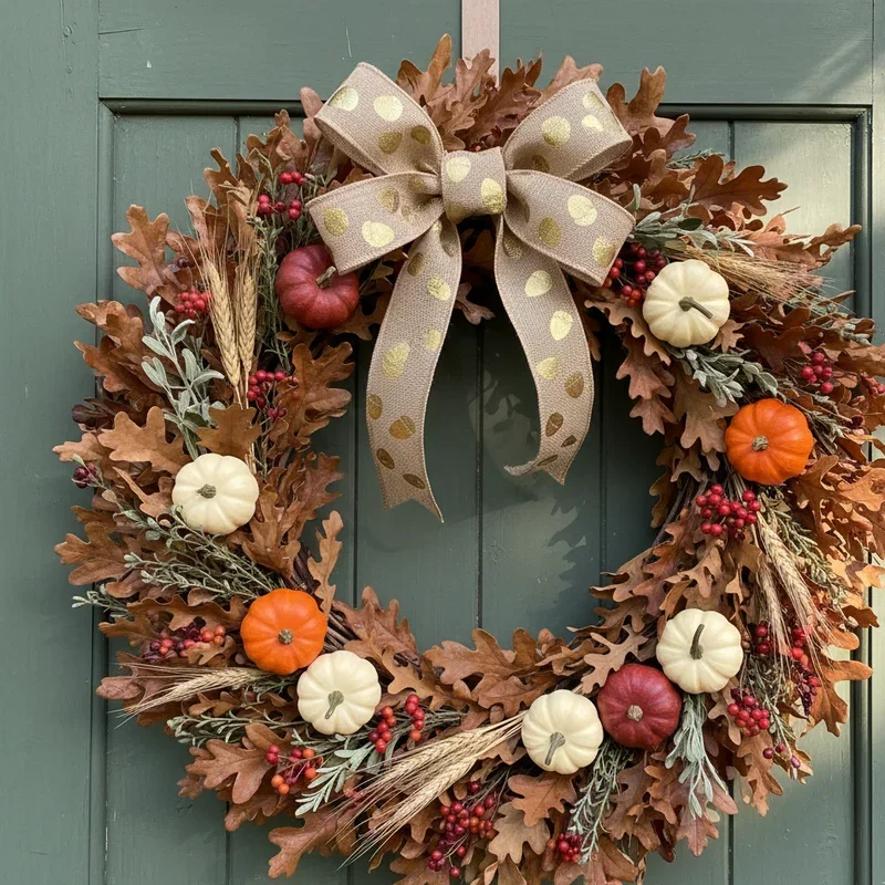 15 Thanksgiving Wreath Ideas to Welcome Your Guests