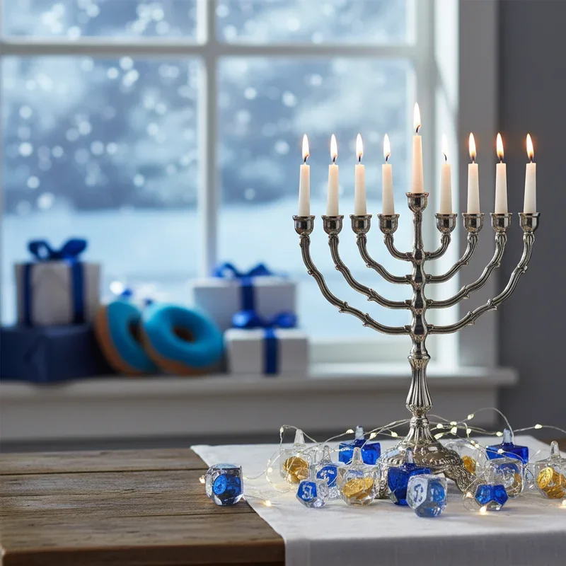 15 Hanukkah Decoration Ideas to Brighten Your Celebration