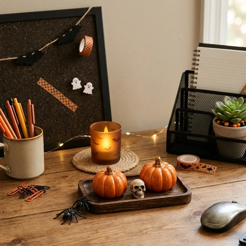 15 Halloween Desk Decor Ideas for a Spooky Workspace
