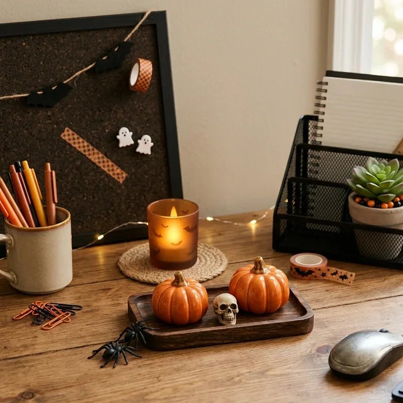 Halloween Desk Decor Ideas