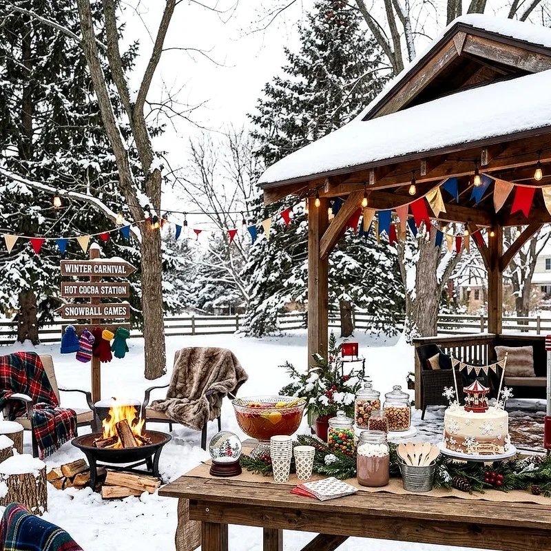 Outdoor Winter Birthday Party Ideas
