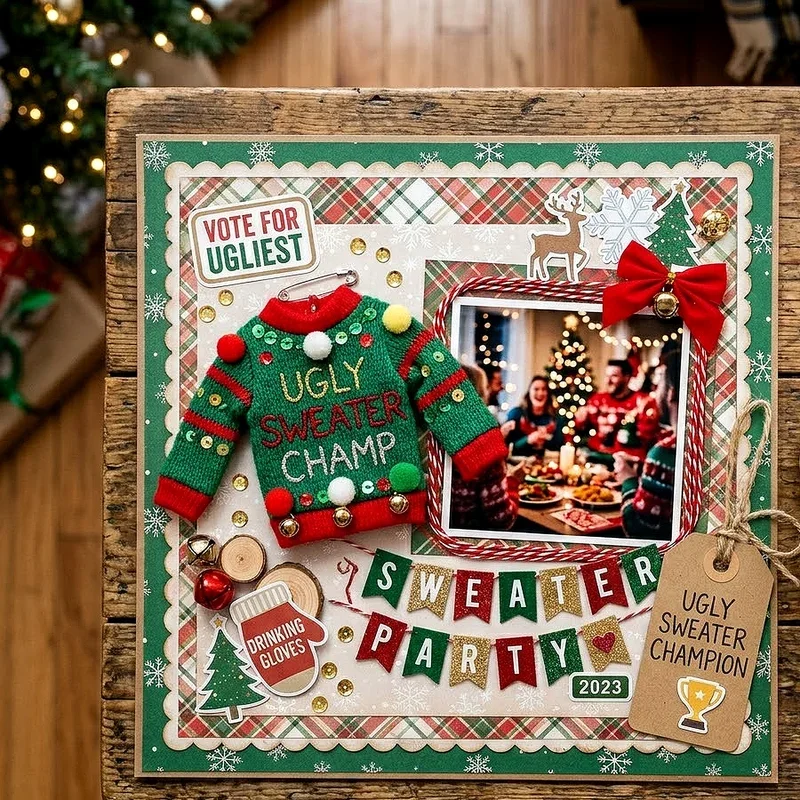 Christmas Scrapbook Page Ideas