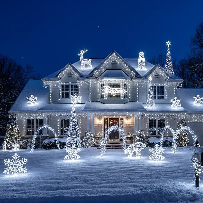White Christmas Decoration Ideas