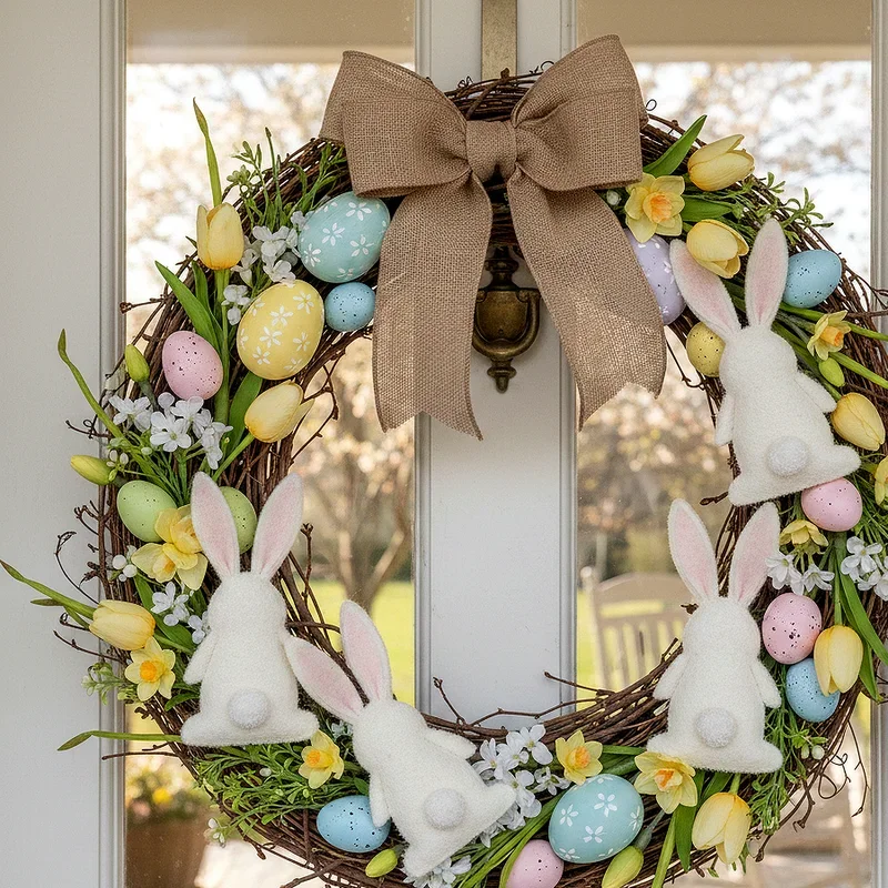 Easter Bunny Wreath Ideas