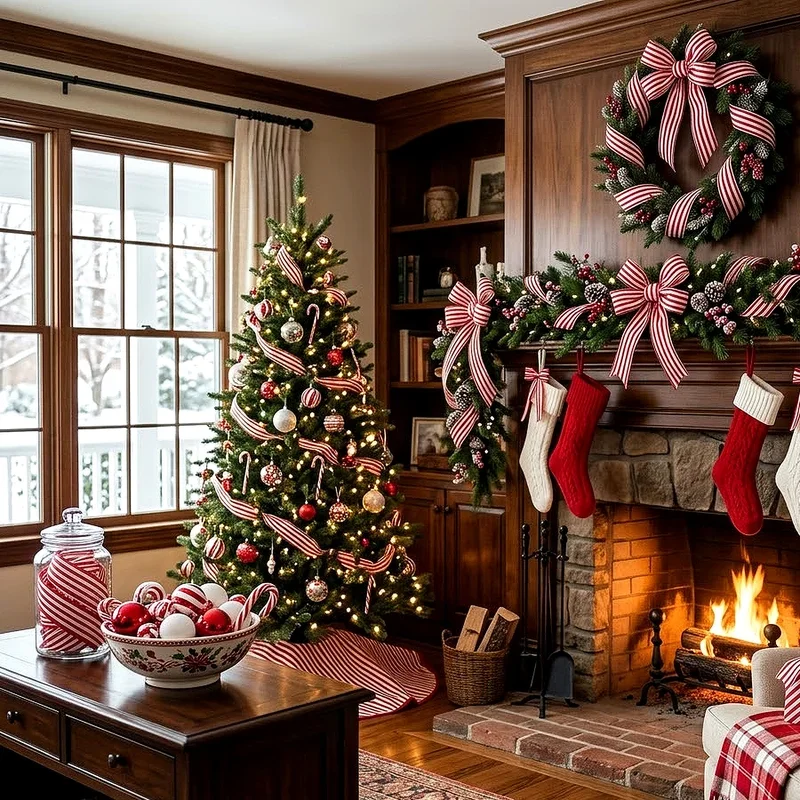 Peppermint Christmas Decor Ideas