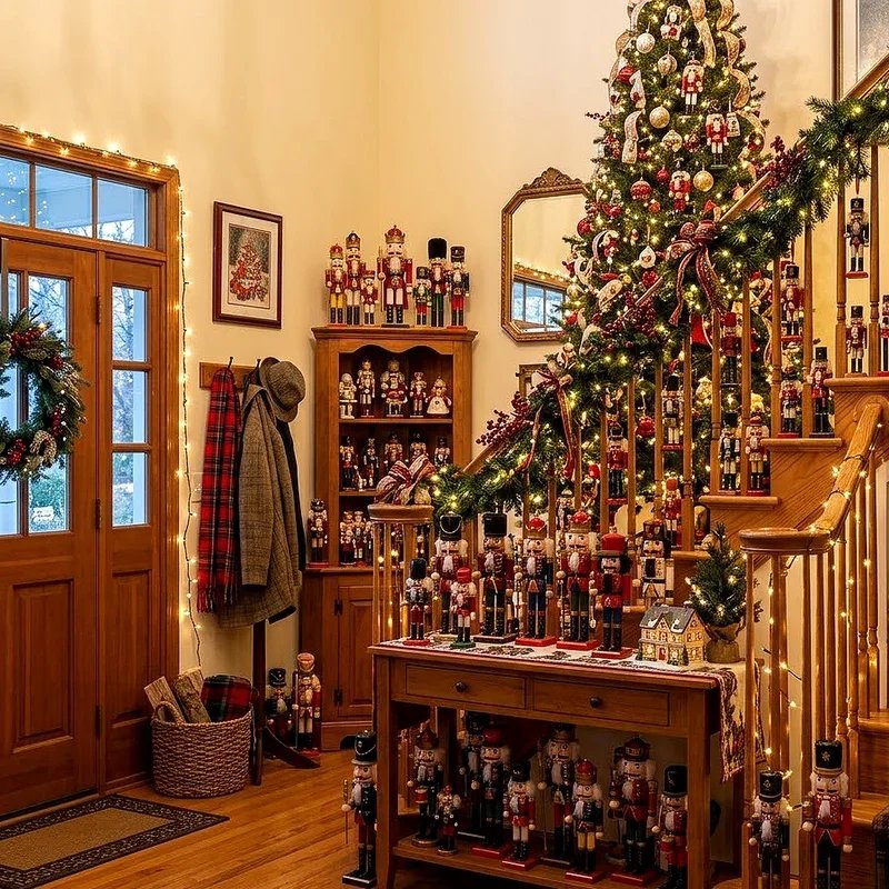Christmas Foyer Decorating Ideas