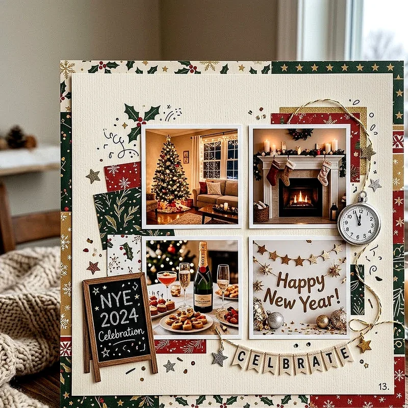 Christmas Scrapbook Page Ideas