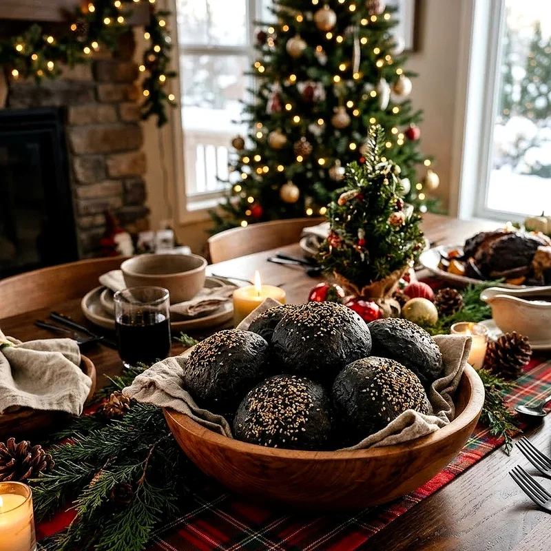 Black Christmas Dinner Ideas