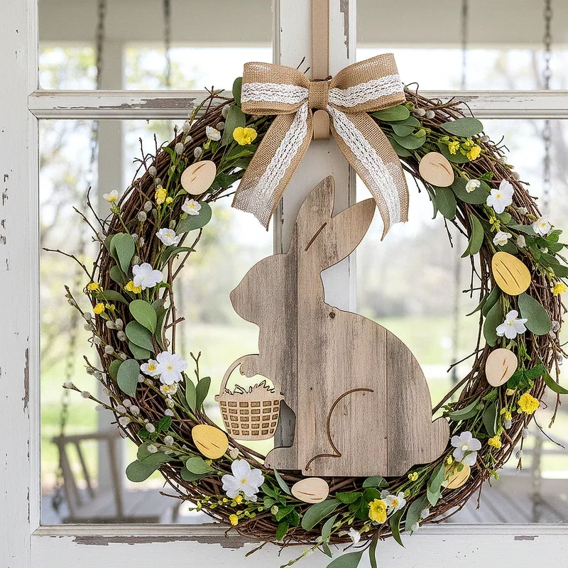 Easter Bunny Wreath Ideas