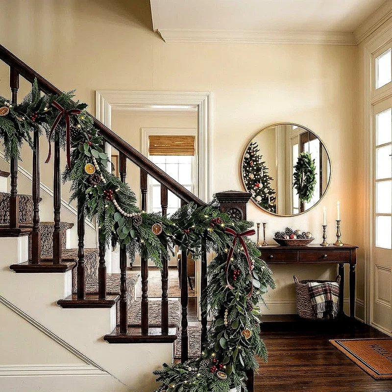 Christmas Foyer Decorating Ideas