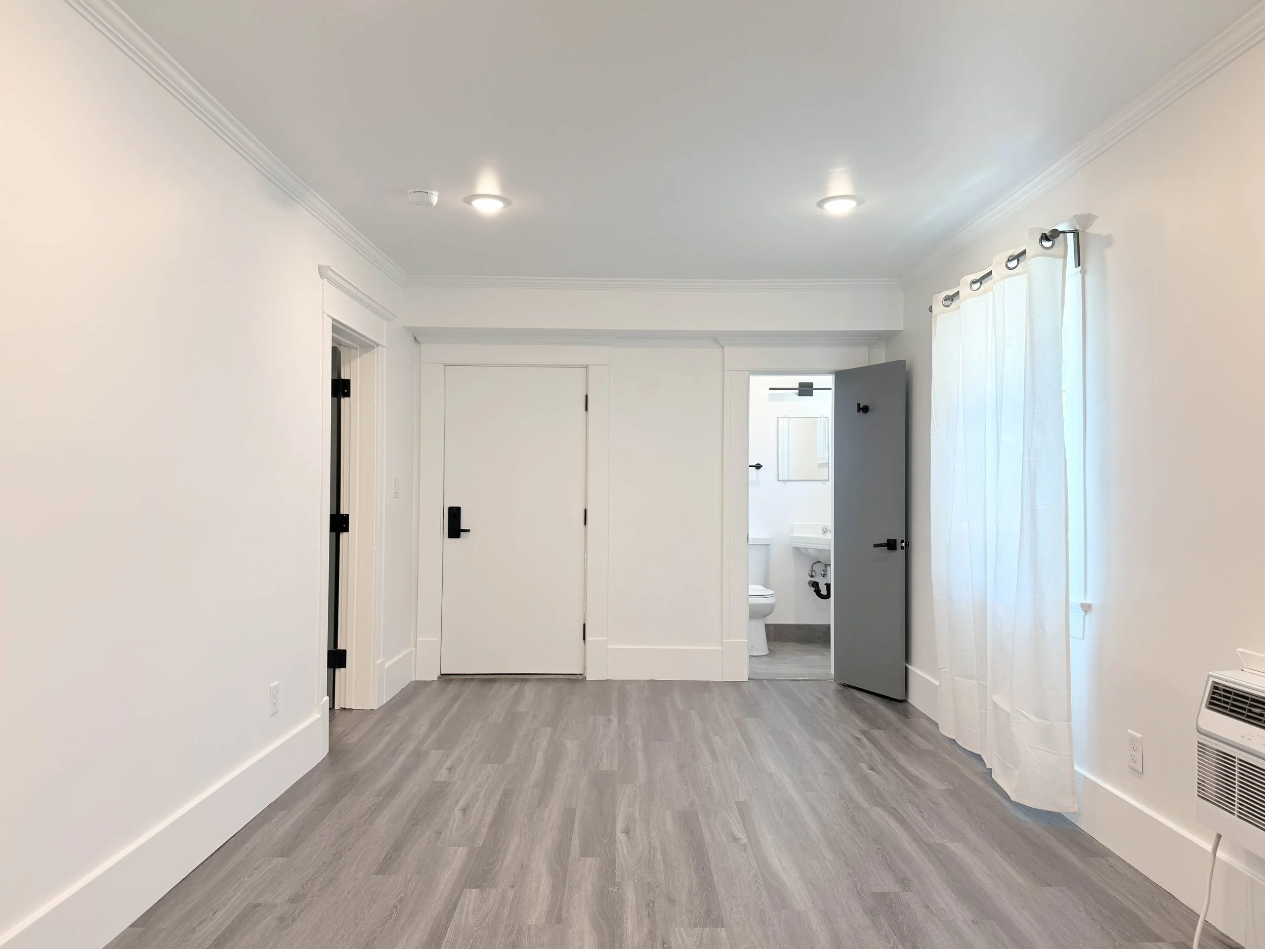 Master bedroom with natural light