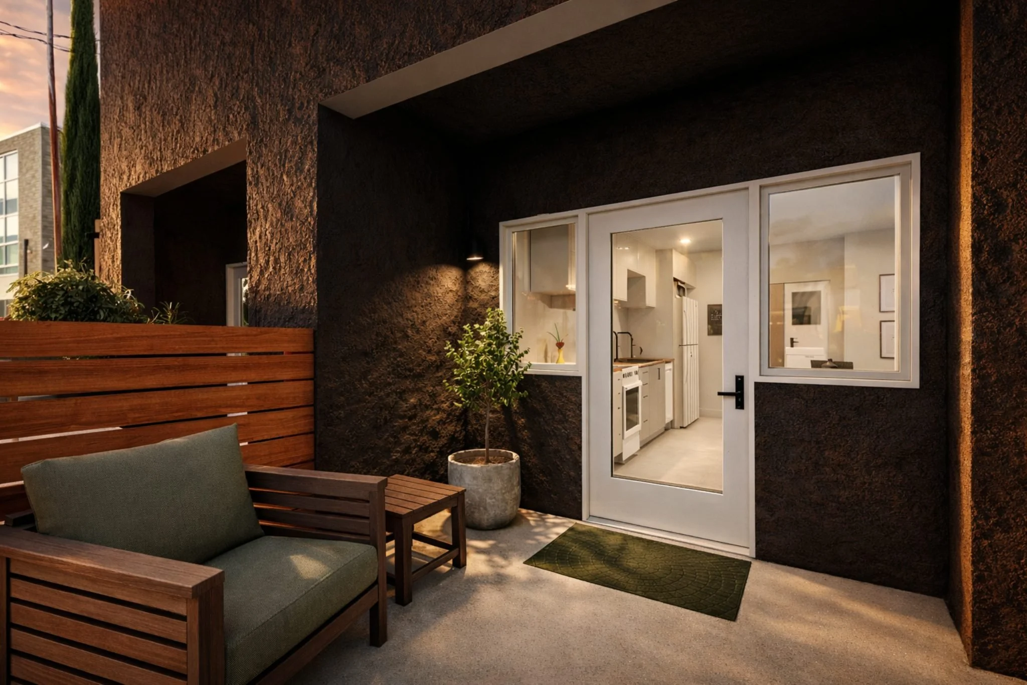 Master bedroom with natural light